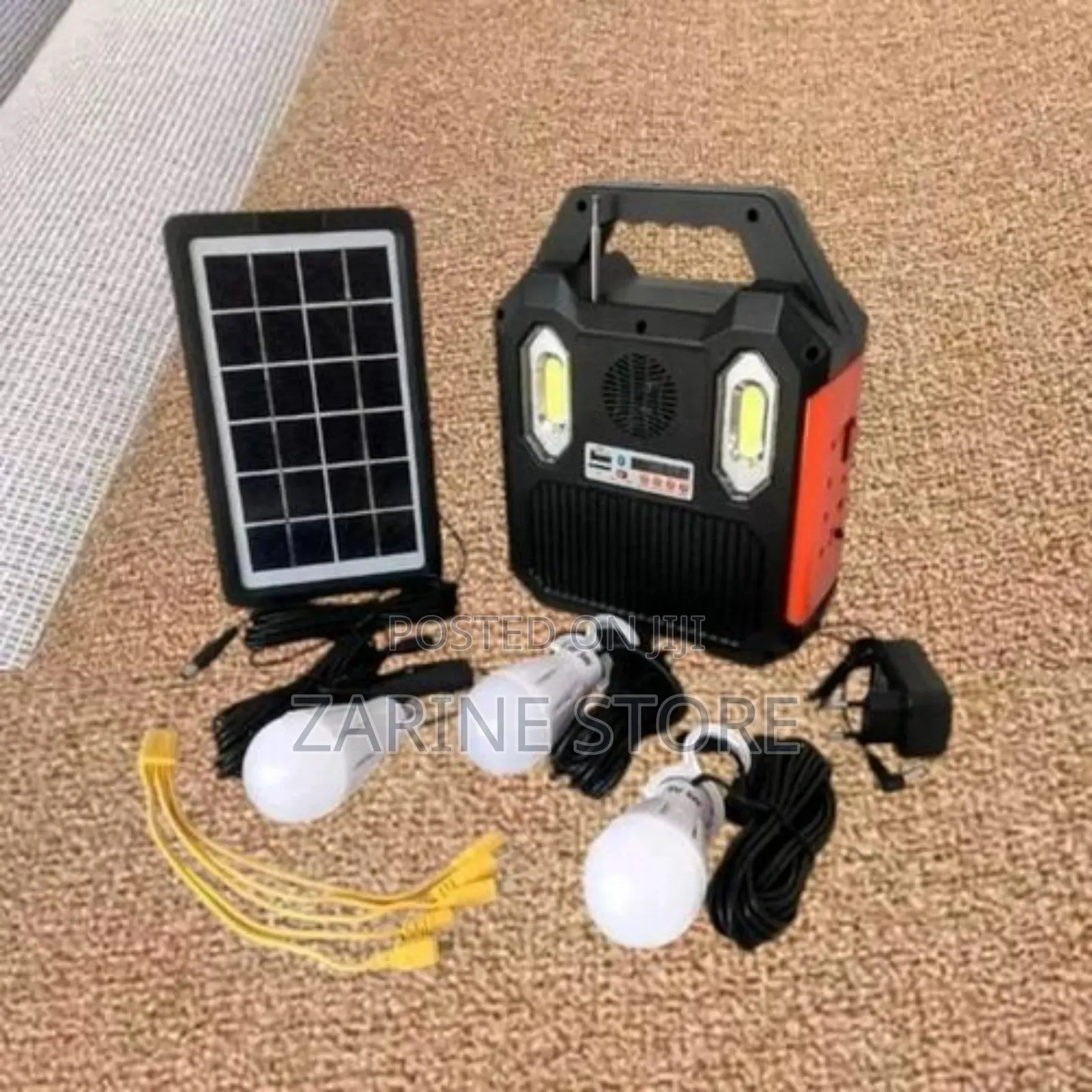 Flash of Light and Radio Solar Charging