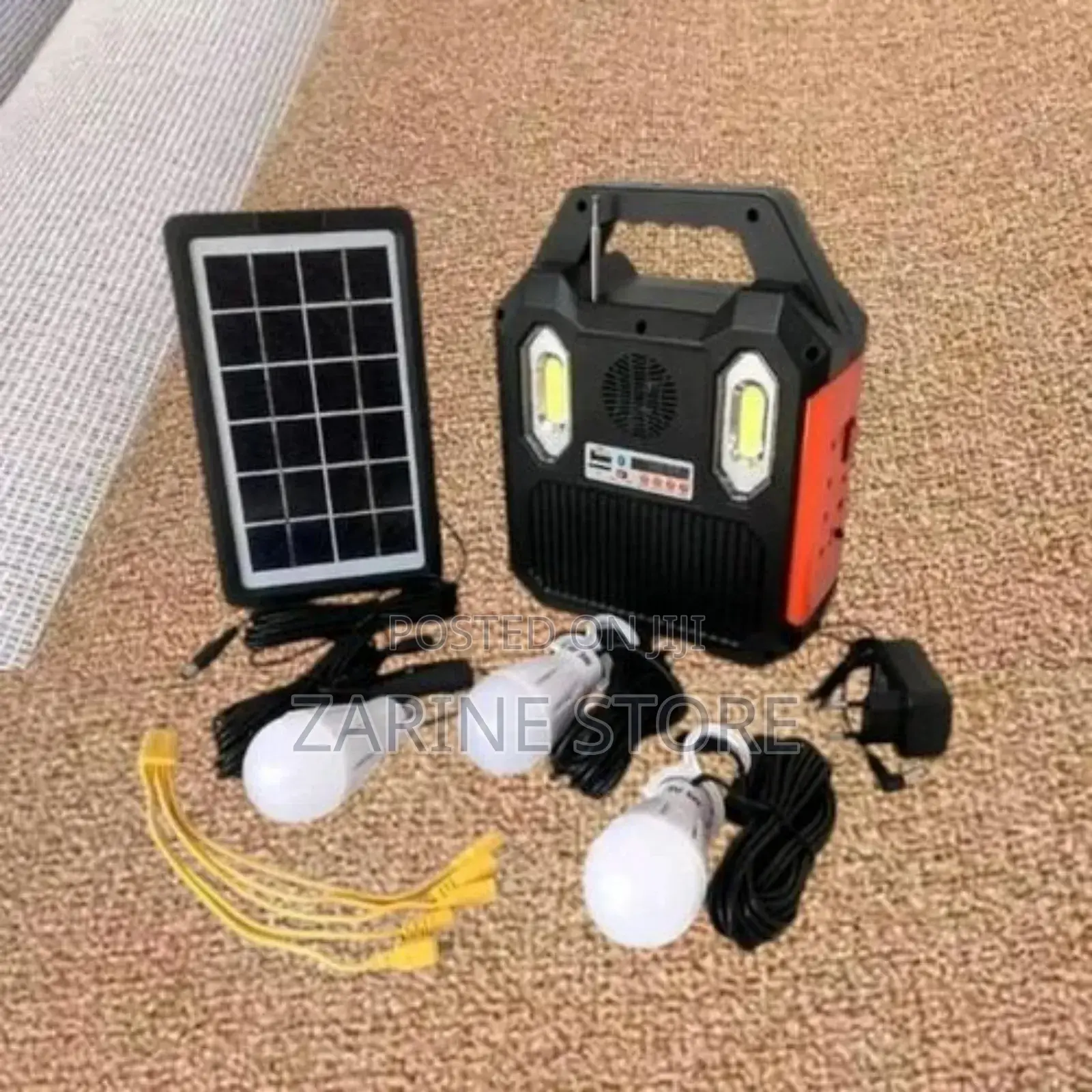 Flash of Light and Radio Solar Charging