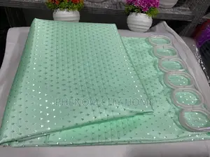 Dotted Green Elegant Shower Curtains