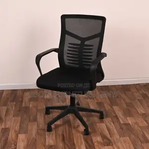 Office Chairs: Mid Back Orthopedic Office Mesh Swivel Chair