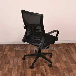 Office Chairs: Mid Back Orthopedic Office Mesh Swivel Chair