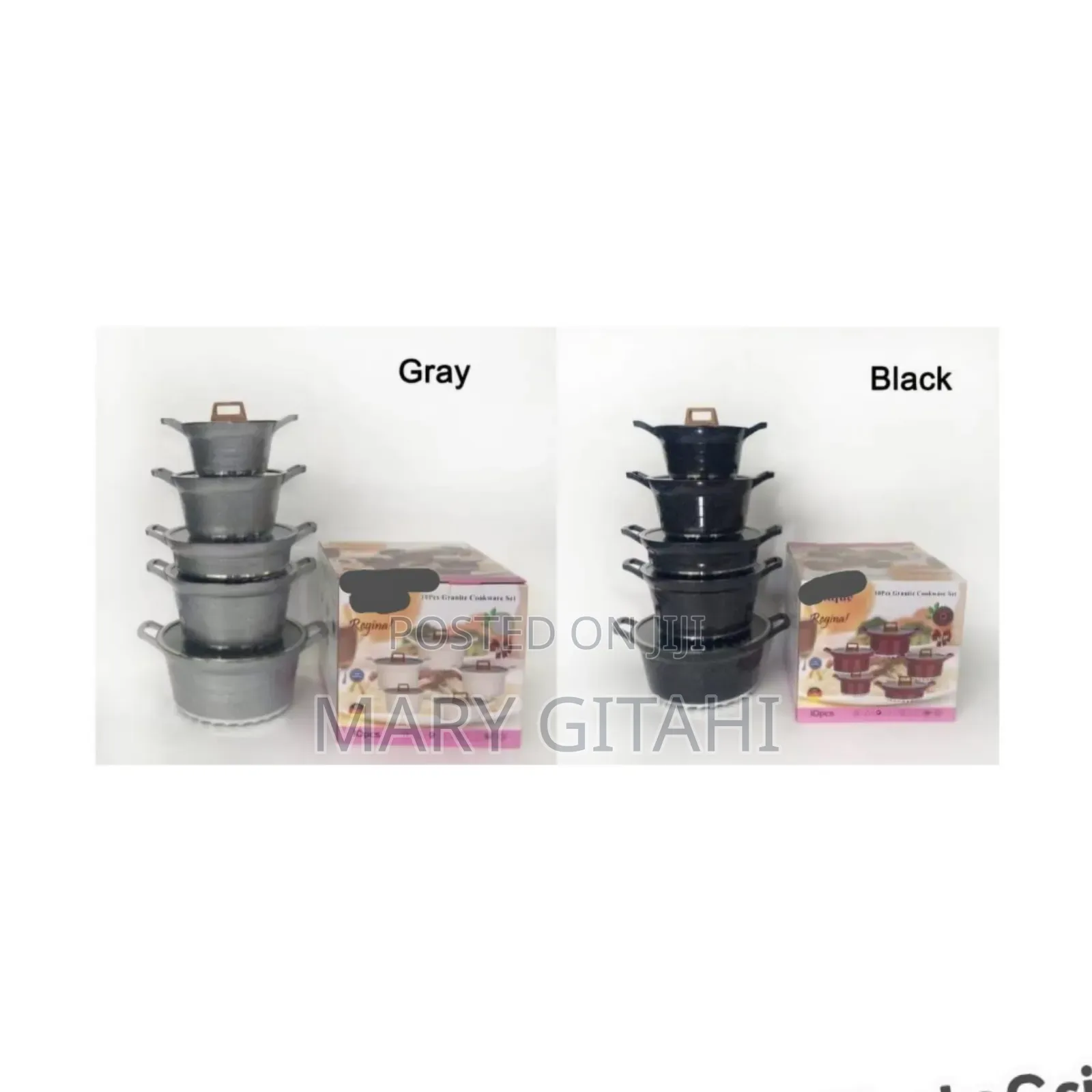 Black and Grey*_10pc Bosch Cookware*_ 
 *Made in Germany*