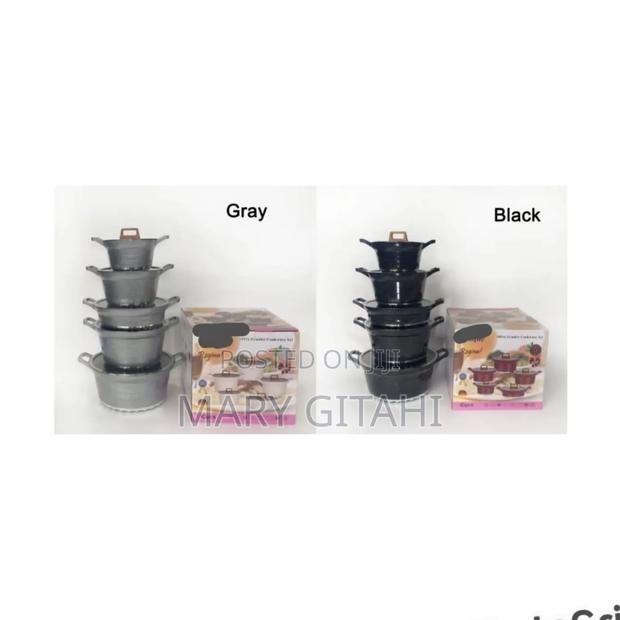 Black and Grey*_10pc Bosch Cookware*_ 
 *Made in Germany*
