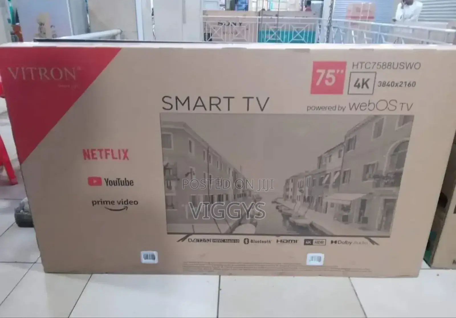 Vitron 75 Inches Smart Tv Webos