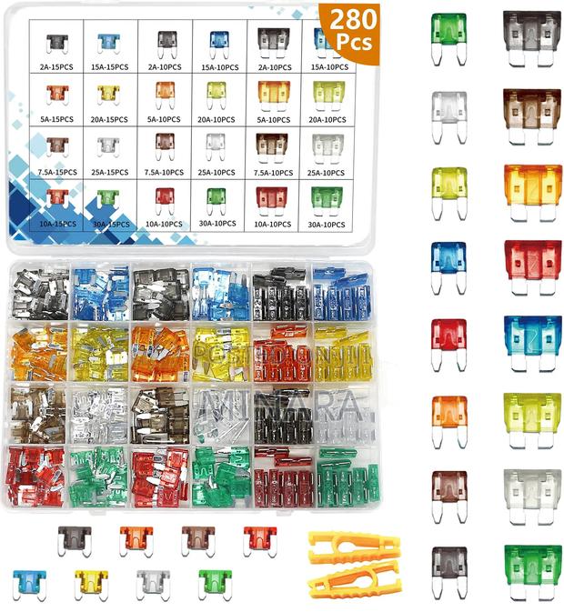 282 PCS Automotive / Car Fuses Assorted Kit - thumbnail 2