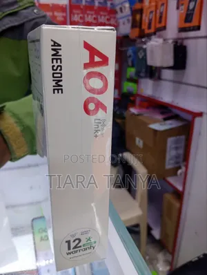 New Itel A06 32 GB Black