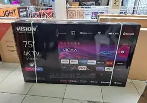 Vision 75" 4 K Smart Tv.