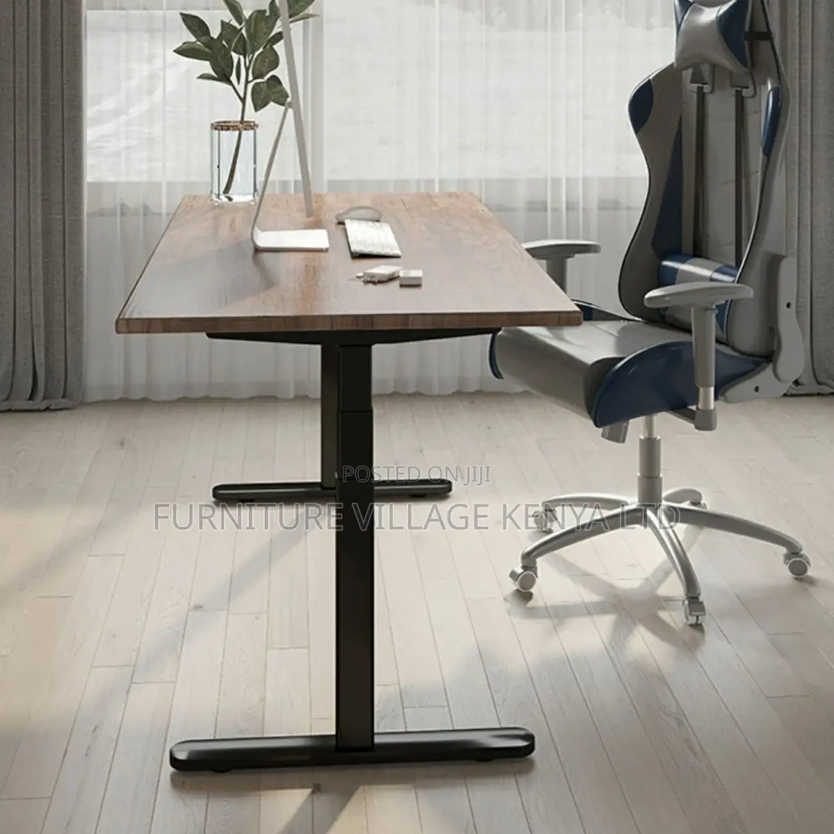 Standing Desk:1600mm Motorized Elevation Office Wood Desk