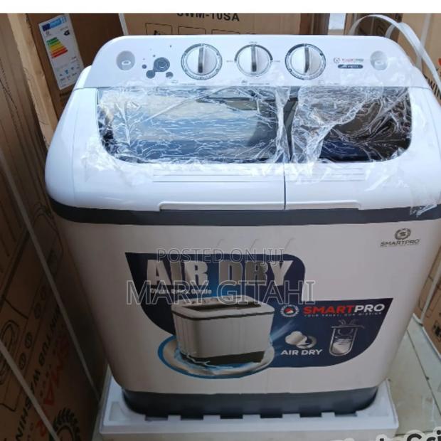7kg Smartpro Twin Tub Washing Machine at - main view