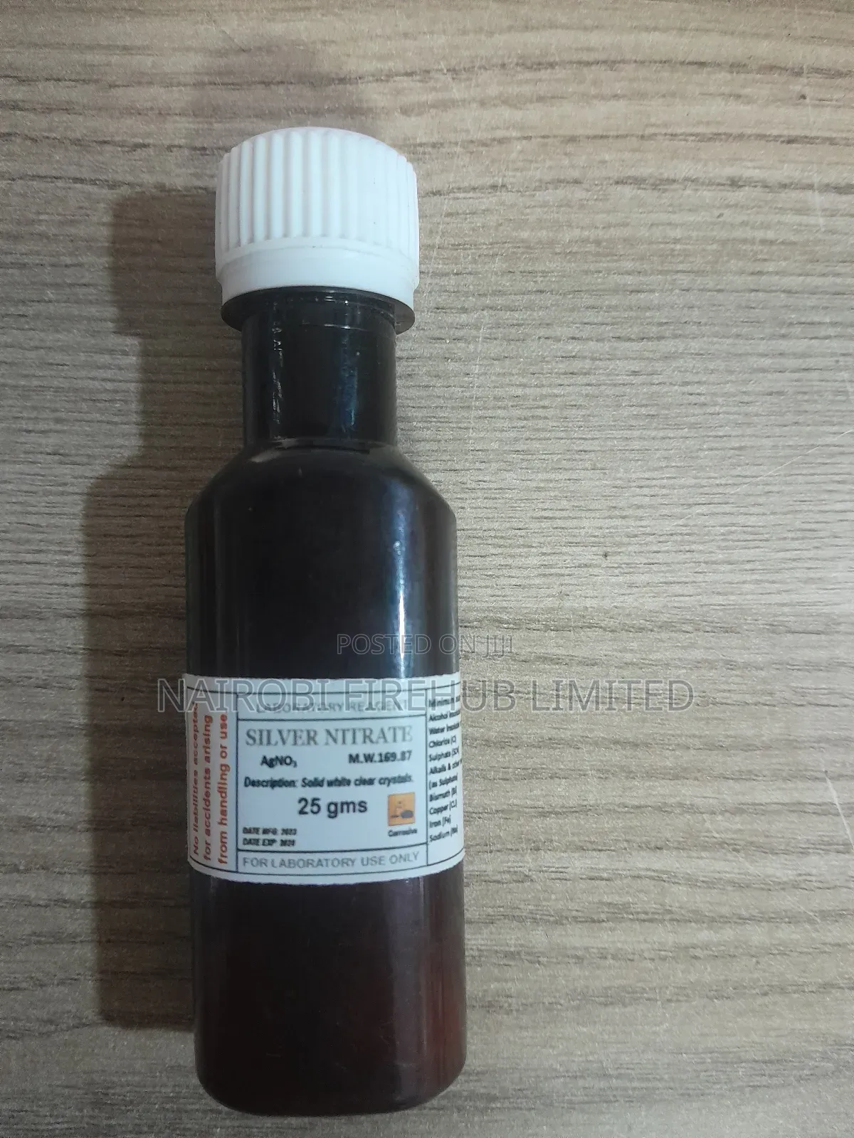 Lab Silver Nitrate 25gms