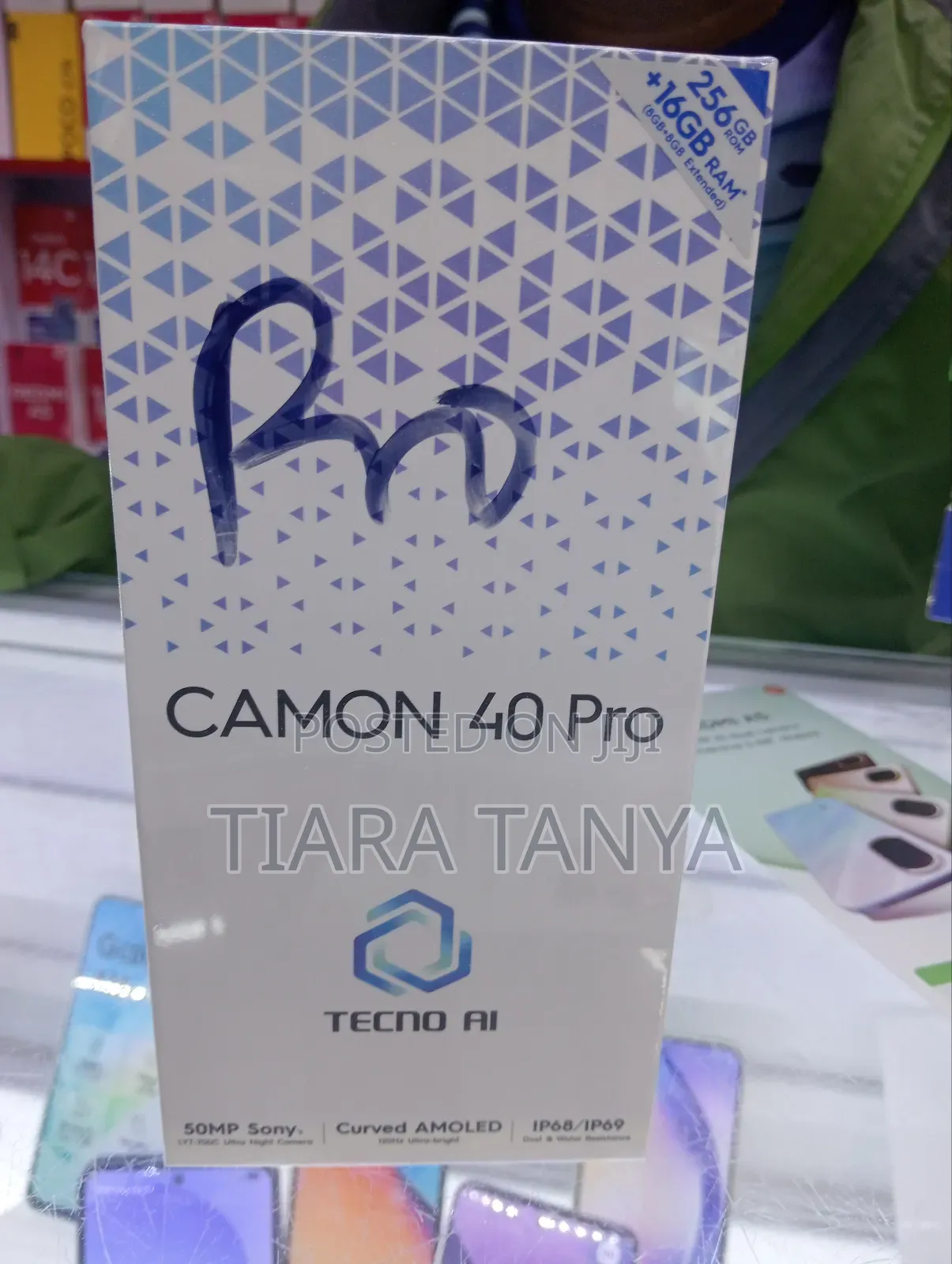 New Tecno Camon 40 Pro 256 GB Black