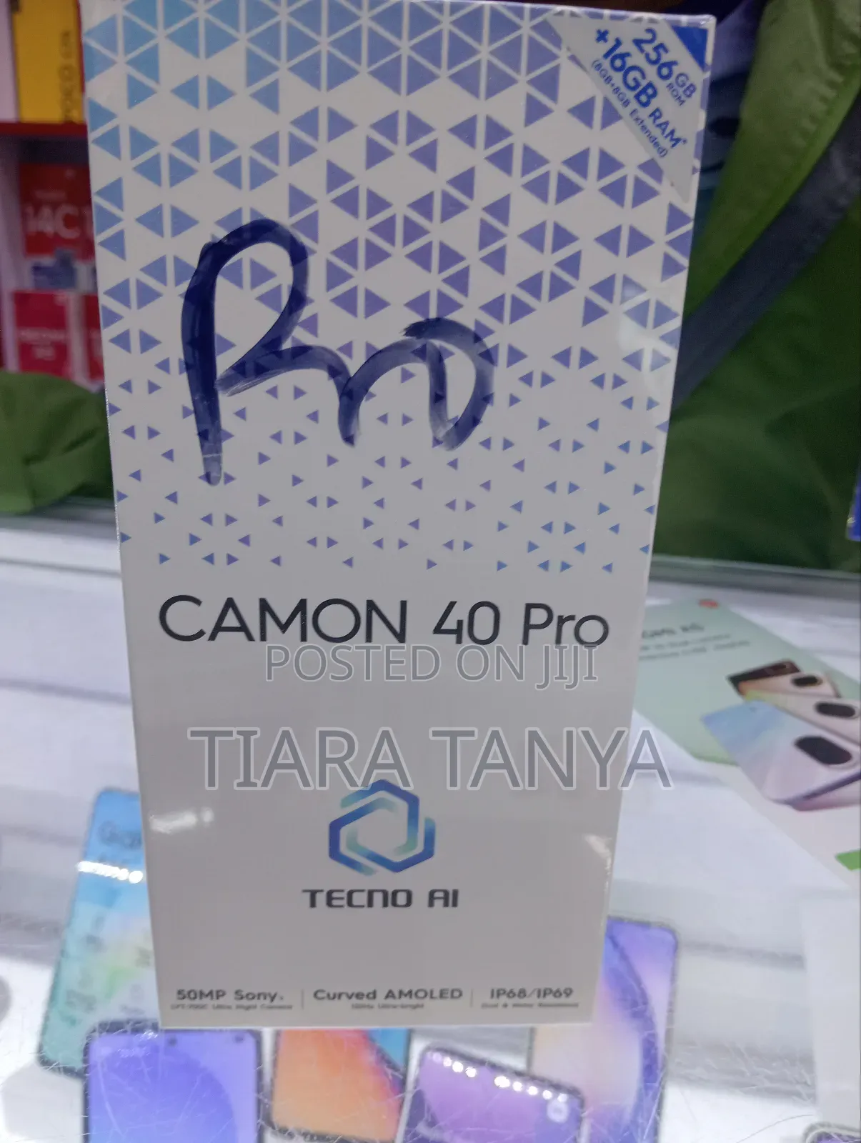 New Tecno Camon 40 Pro 256 GB Black