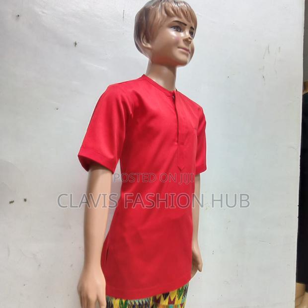 Readymade Boys Red African Shirts