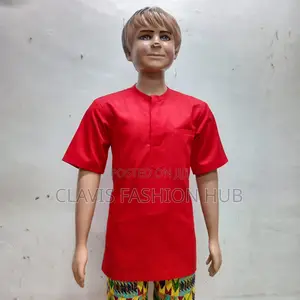 Readymade Boys Red African Shirts