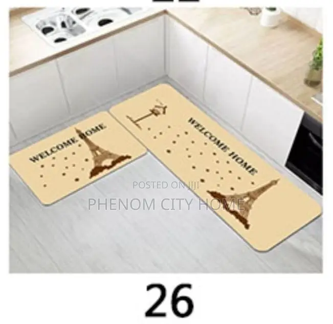 Beautiful Antislip Kitchen Mats With Rubber Bottom Available