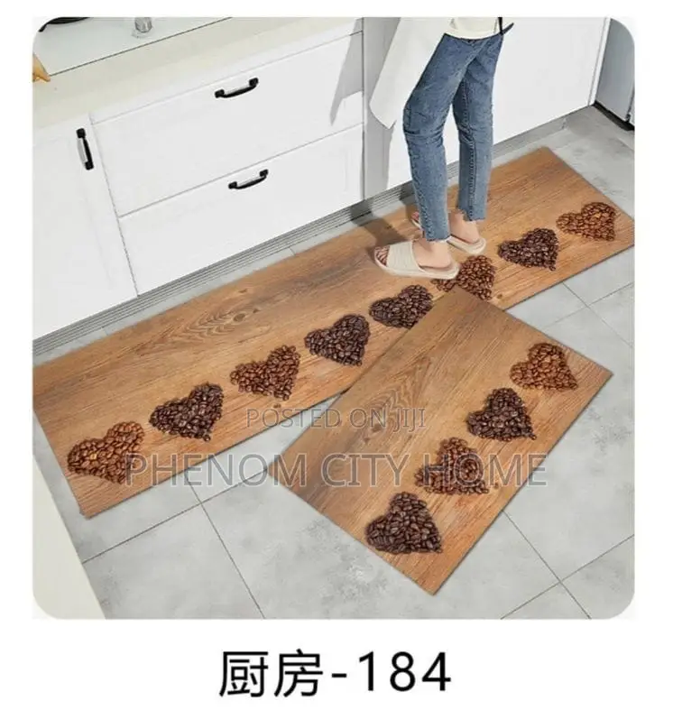 Beautiful Antislip Kitchen Mats With Rubber Bottom Available