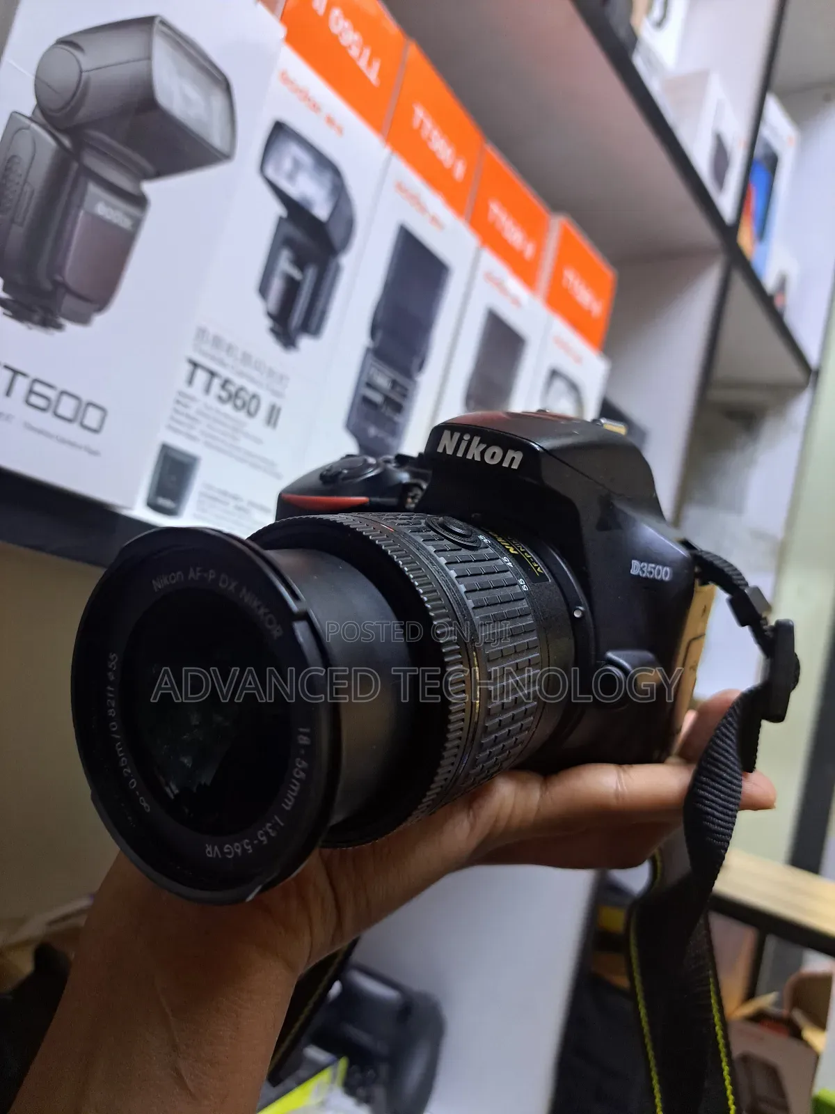 Used Nikon D3500 With Kit Lense Original Battery And Charger