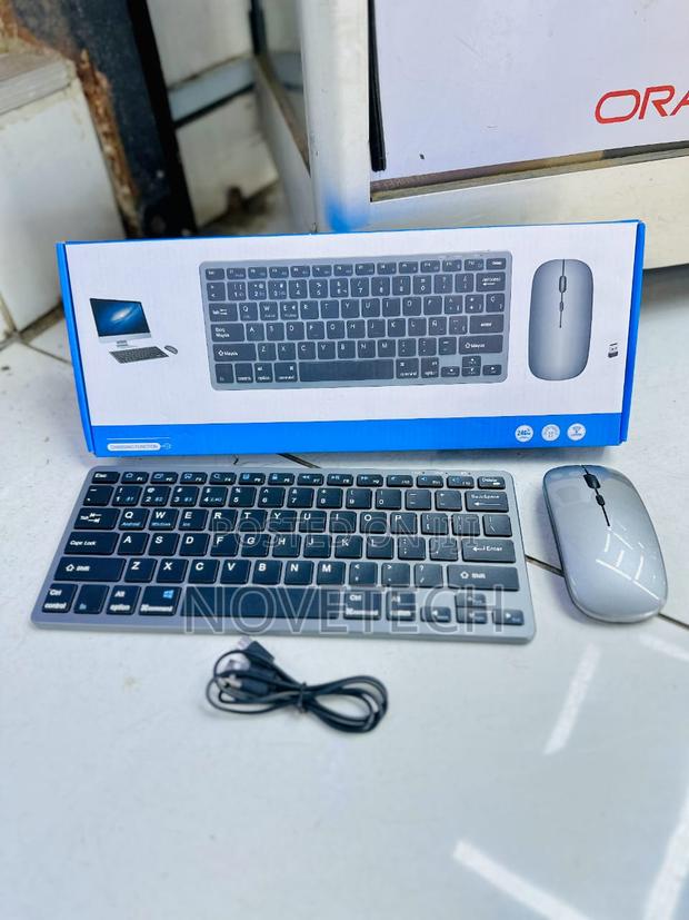 Rechargeable Wireless Keyboard and Mouse Combo