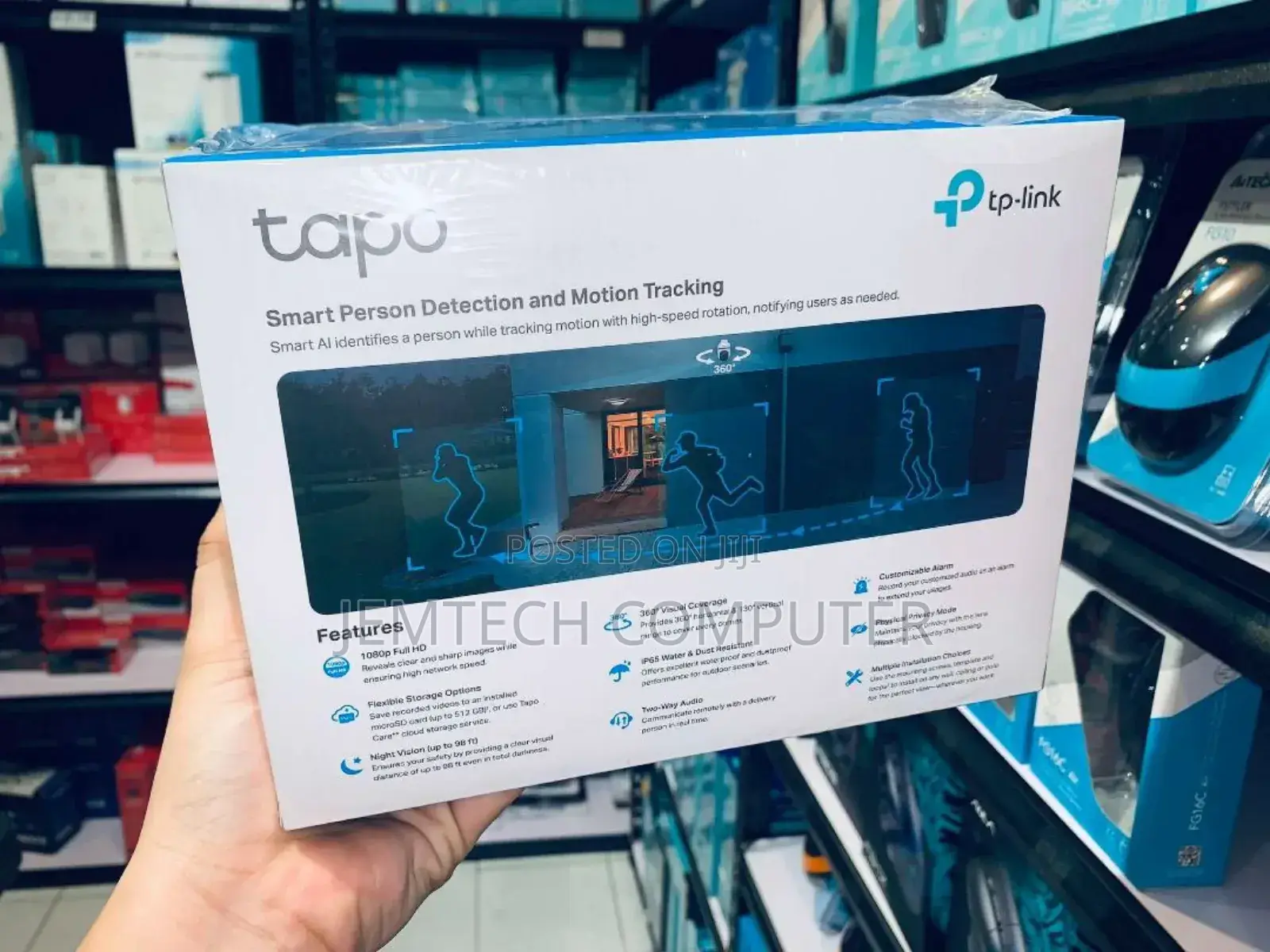 Tp-Link Outdoor Pan/Tilt Security Wifi Camera - Tl-Tapo C500