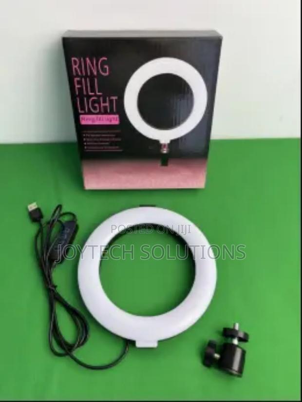 Phone Holder Tripod Stand With a 10inch Ring Fill Light - main view