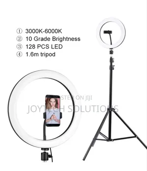 2.5mtrs Tripod Stand With a Ring Fill Light Selfie Light