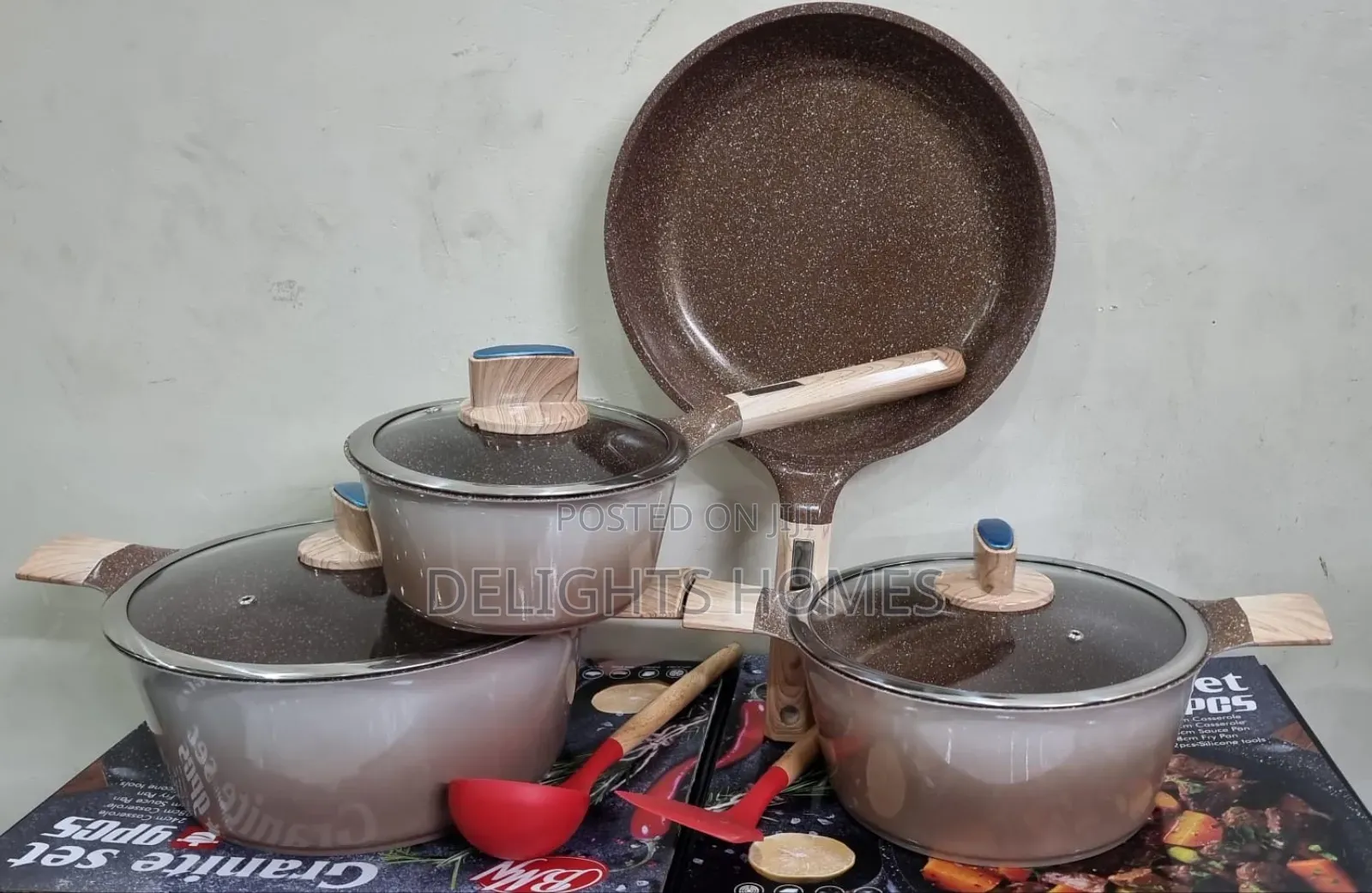 9pc Granite Cookware