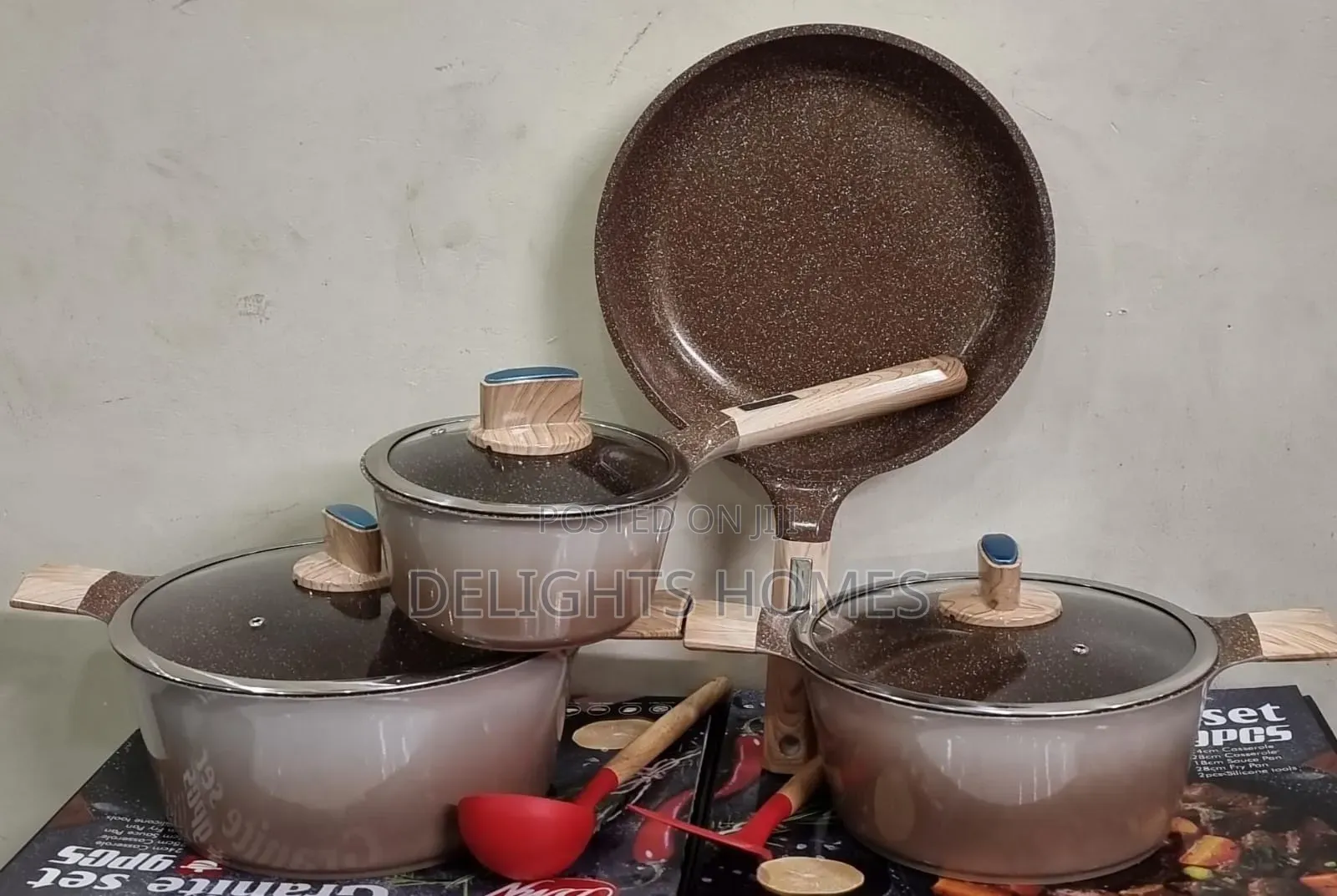 9pc Granite Cookware