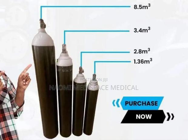 Oxygen Cylinder 1.36m3 With Oxygen - main view