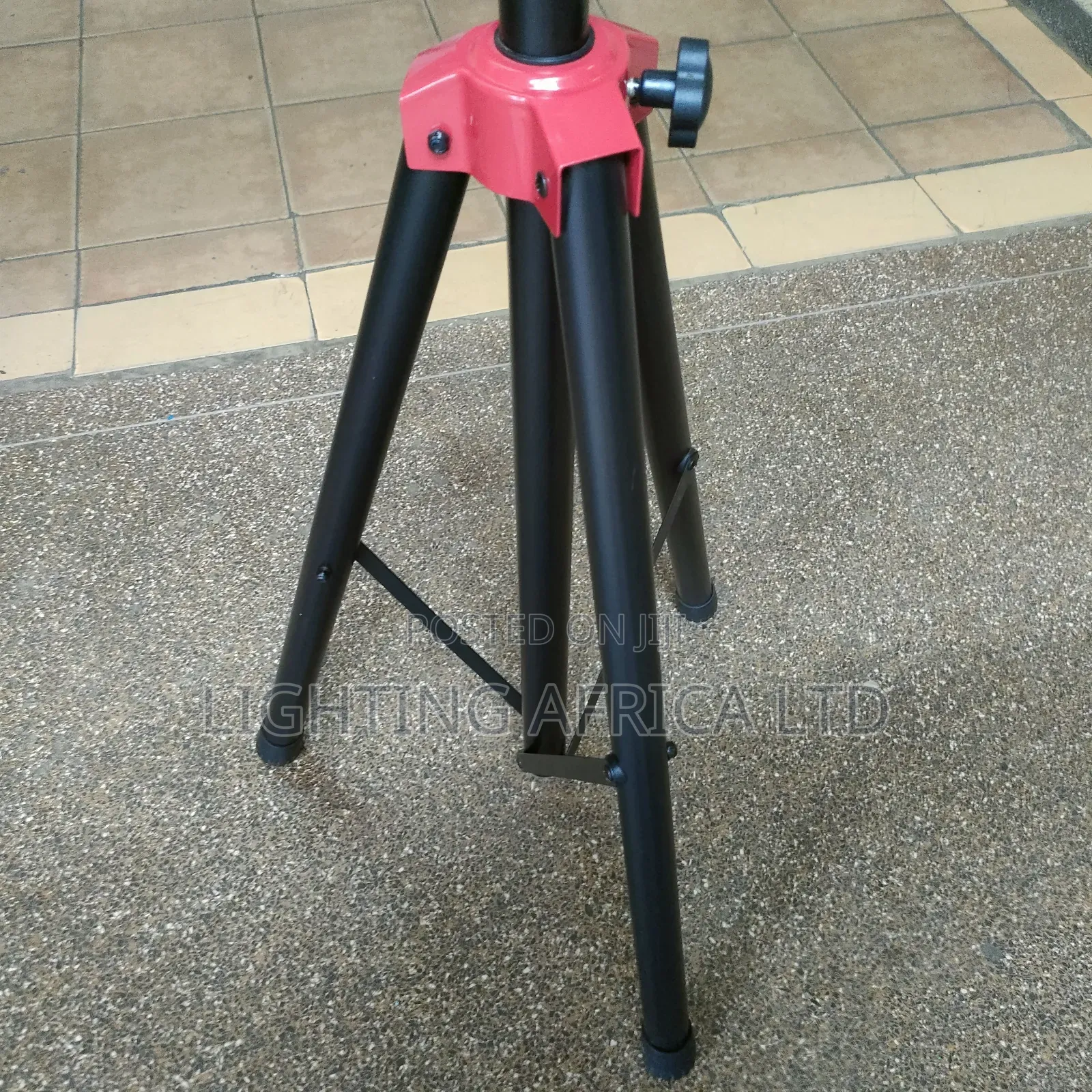 Heavy Gauge Metallic Adjustable Portable Speaker Stand