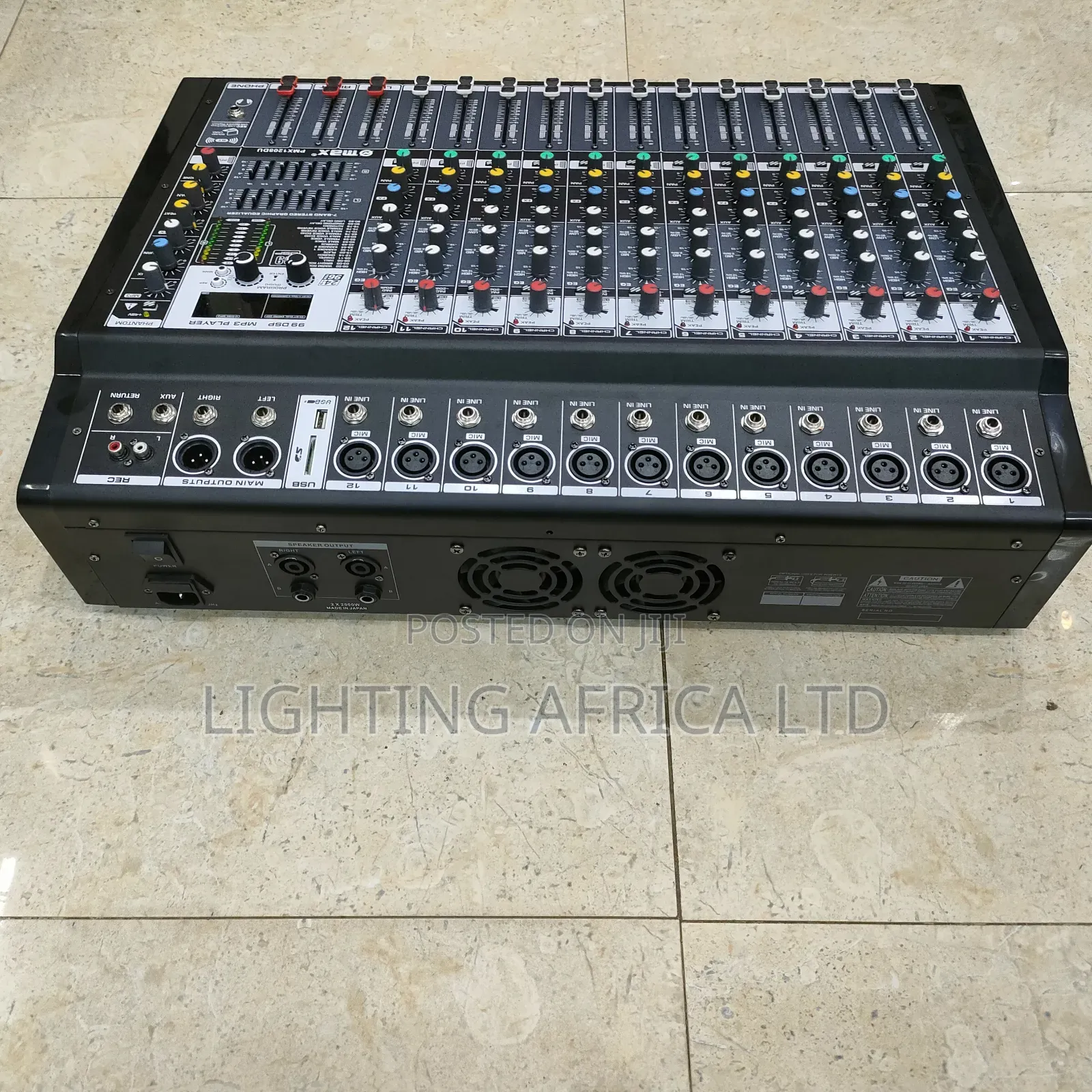 Max 12 Channels Usb/Blue Tooth 2000w Output Powered Mixer