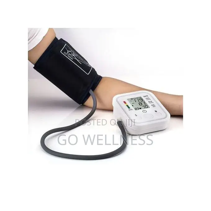 Electronic Blood Pressure Monitor, Powered by Batteries Electricity