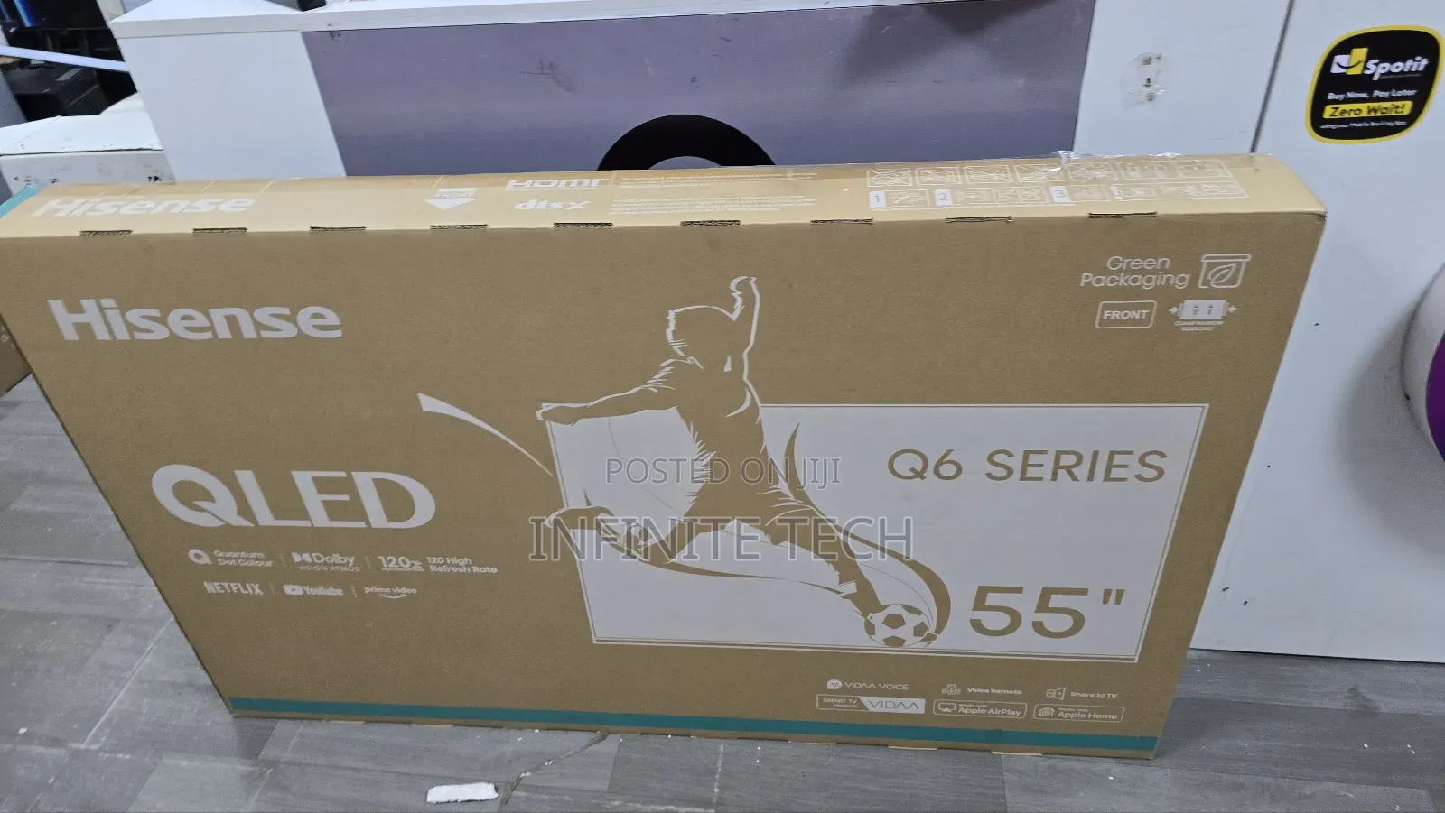 Hisense 50q6q 50′′ 4k Qled Smart Tv: