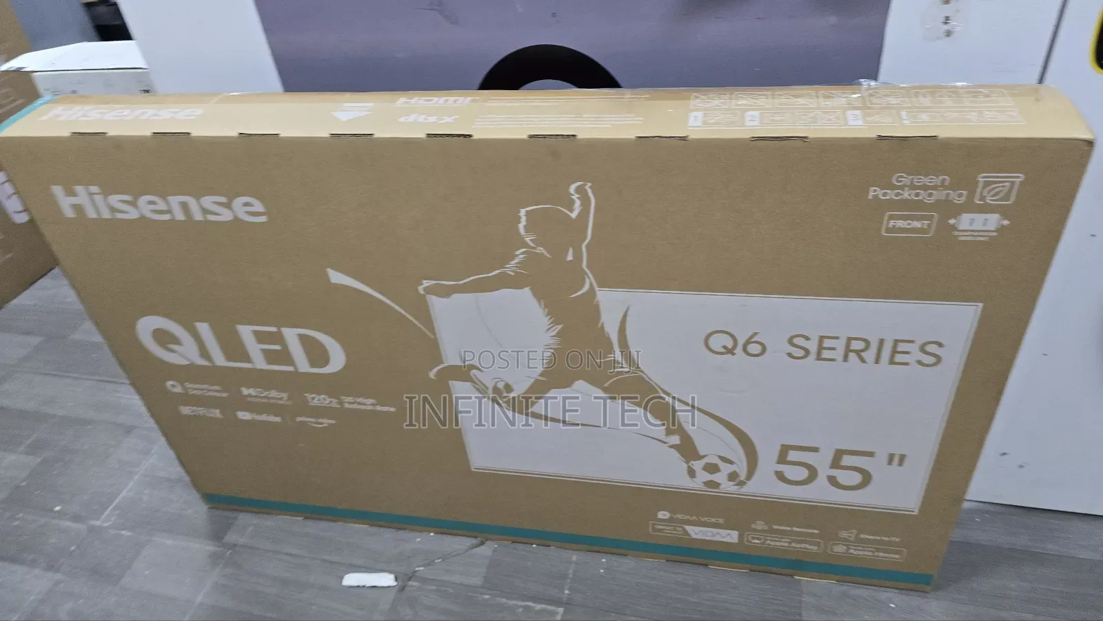 Hisense 50q6q 50′′ 4k Qled Smart Tv:
