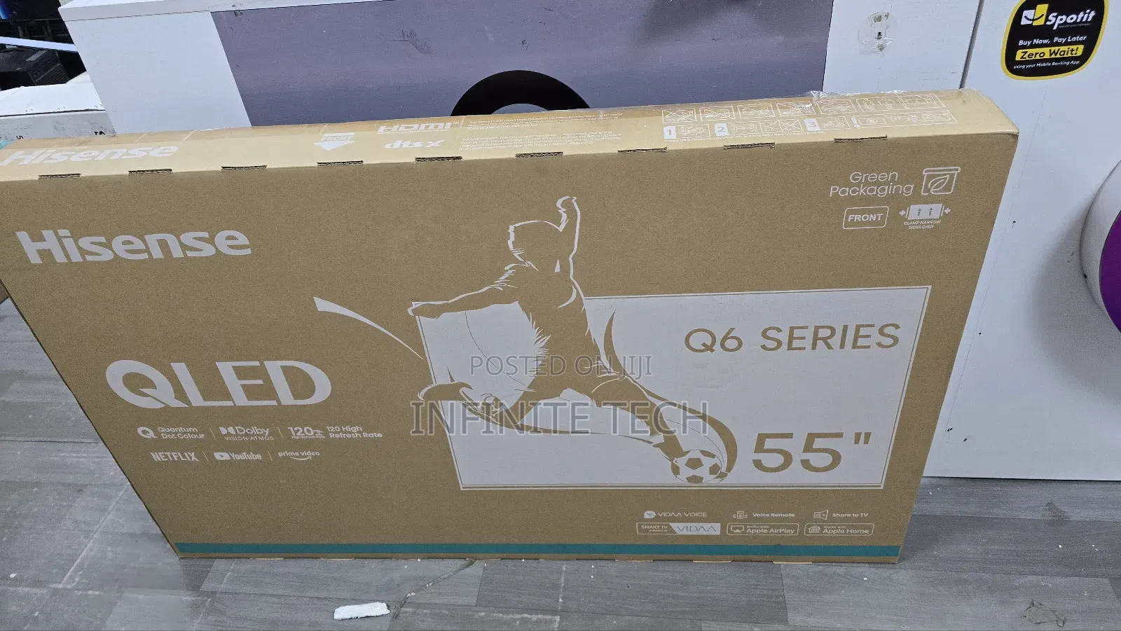 Hisense 50q6q 50′′ 4k Qled Smart Tv: