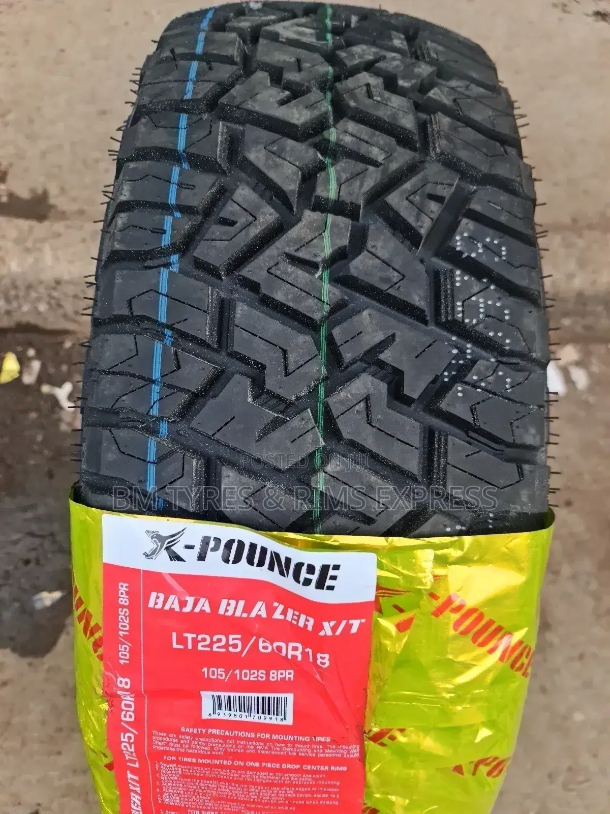 225 /60 R18 X-Pounce Tyres (All Terrain)