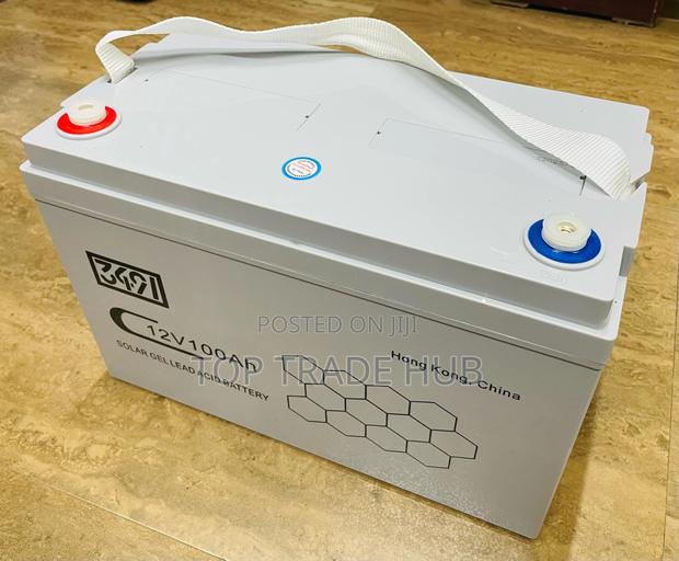 Yachu Gel Deep Cycle Solar Battery 12v 100ah - main view