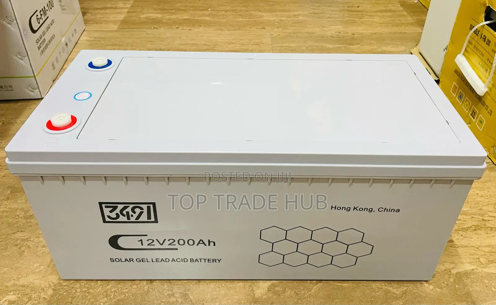 Heavy-duty Yachu Solar Deep Cycle Gel Battery 200ah