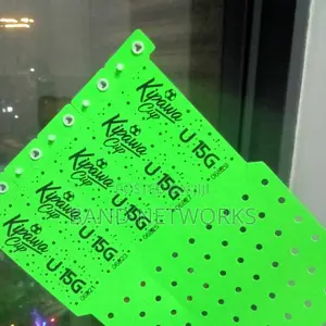Plastic, Vinyl Glitter One Time Use Event Wristbands