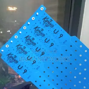 Plastic, Vinyl Glitter One Time Use Event Wristbands