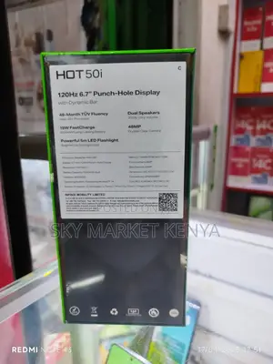 New Infinix Hot 50i 128 GB Black