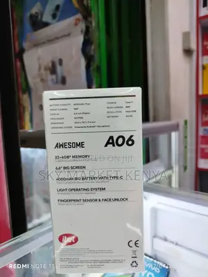 New Itel A06 32 GB Black