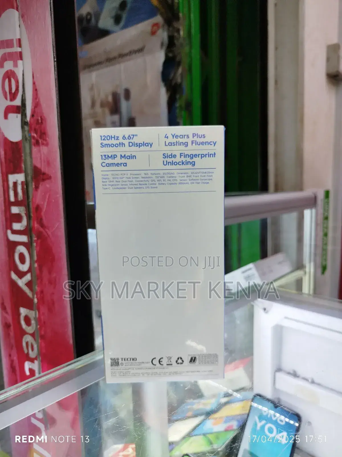 New Tecno Pop 9 64 GB Black