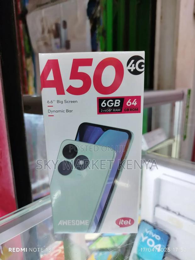 New Itel A50 128 GB Black