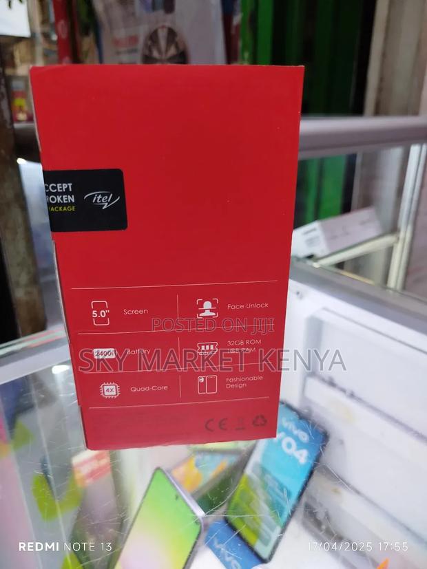 New Itel A18 32 GB Black - thumbnail 2