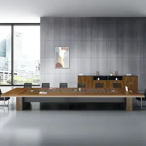 Office Table: Execwood 3-Meter Long Meeting Office Table