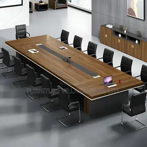 Office Table: Execwood 3-Meter Long Meeting Office Table