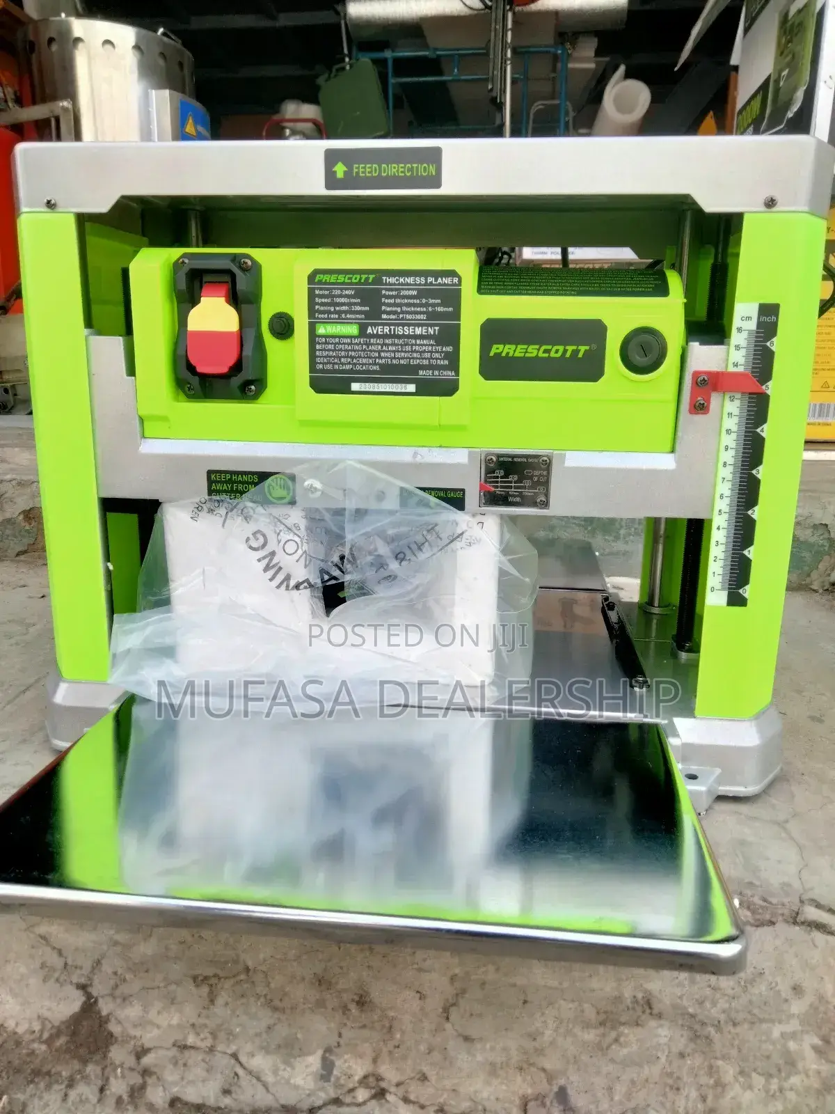 Heavy Duty Prescott Thicknesser