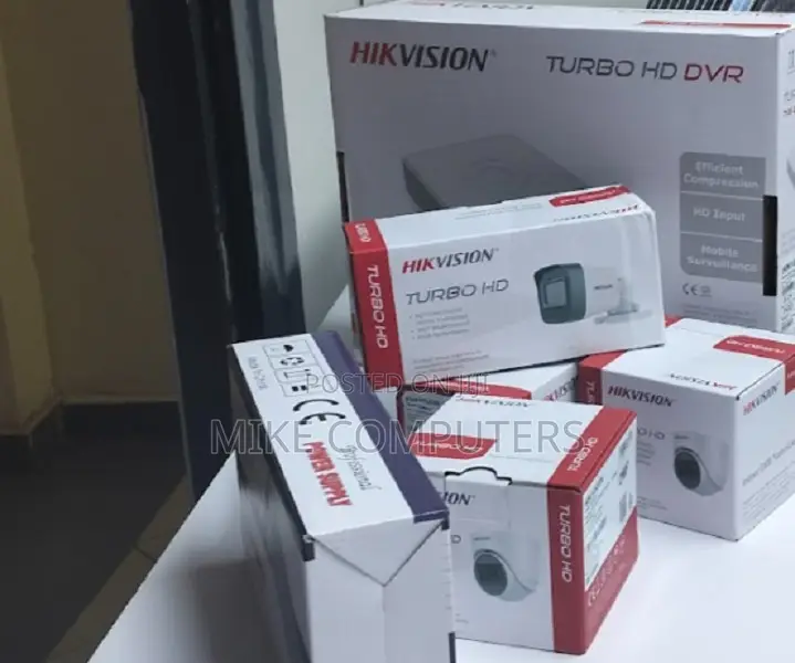 Hikvsion Cameras 4channnel Cmplete Sets