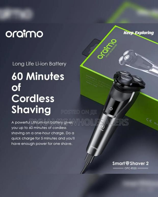 Oraimo Shaver 2 Ipx 7 Model Rs20 - thumbnail 3