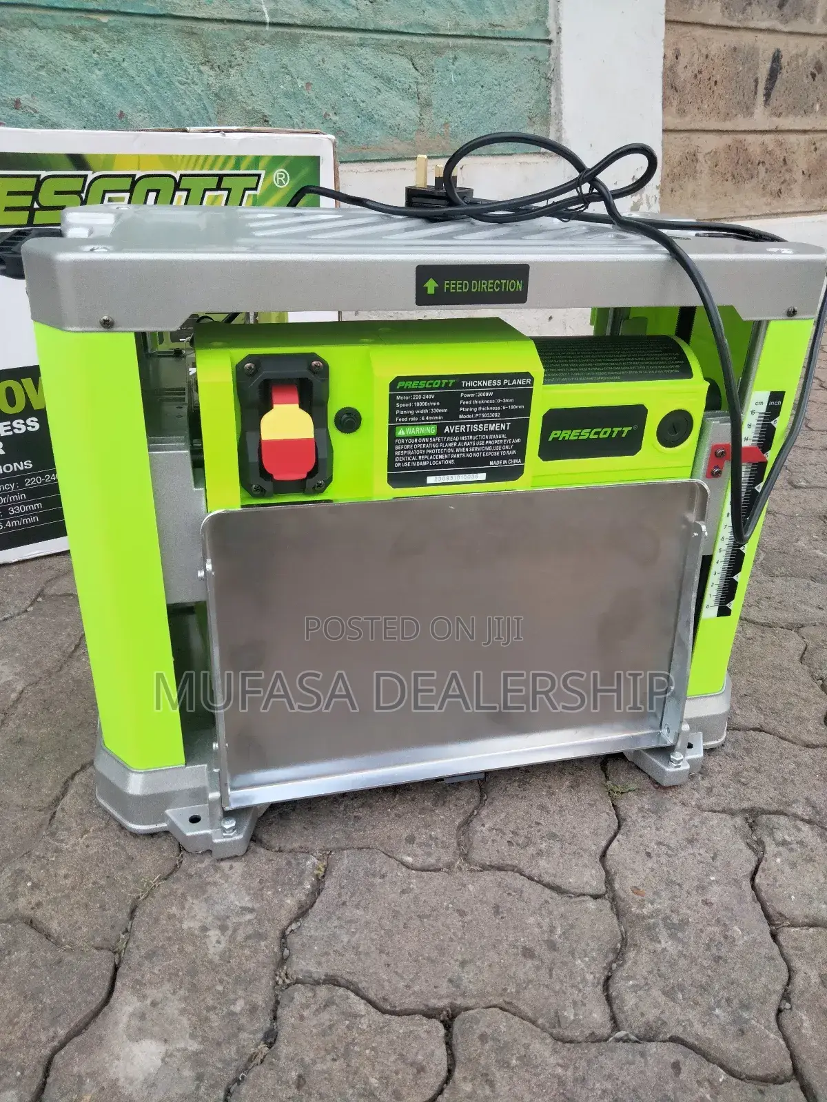 Workshop Thicknesser Machine